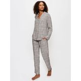 Triumph Women's Boyfriend Fit PW 02 Pyjamaset, Grey Combination, 40, Grey Combination, 40