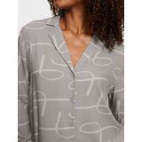 Triumph Women's Boyfriend Fit PW 02 Pyjamaset, Grey Combination, 40, Grey Combination, 40