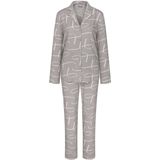 Triumph Women's Boyfriend Fit PW 02 Pyjamaset, Grey Combination, 40, Grey Combination, 40