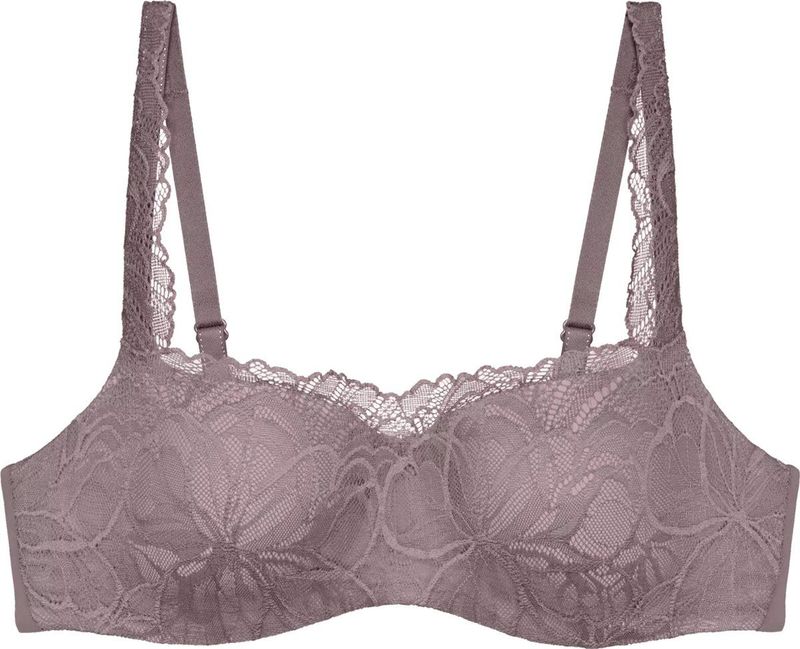 Triumph Body Make-up Illusion Lace Balconette Pigeon Grey, Pigeon Grey, 85B