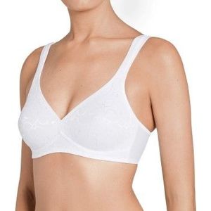 Triumph Niet-voorgevormde Bh Zonder Beugel Elegant Cotton Wit
