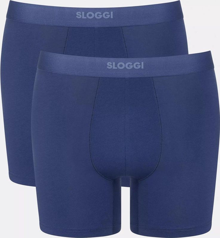 Ever Ease - Boxershort - Blauw - Biologisch Katoen - 2-Pack