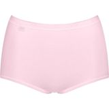 SLOGGI - Maxi Basic+ - Set van 4 Slips - Marine, Lichtblauw, Wit, Roze - Katoen