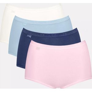 Sloggi - 4 Pack Maxi - Basic+ - Wit - 95% Katoen, 5% Elastaan