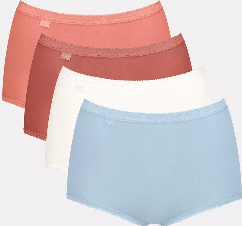 Sloggi - Basic Maxi Slips - Multicolor - Katoen - 4-Pack