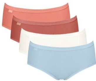 SLOGGI - Basic+ - Slip - Rood - Katoen - Set van 4