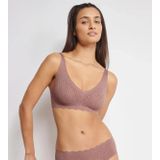 Sloggi - Zero Feel Soft Bra - Naadloze BH - Kanten - Oranje - Microfiber