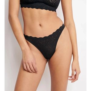 Sloggi - Zero Feel Lace - String - Zwart - Microfiber