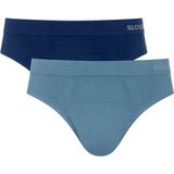 SLOGGI Slip 'GO Smooth Brief'  blauw / donkerblauw