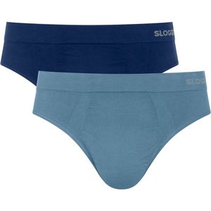 SLOGGI Slip 'GO Smooth Brief'  blauw / donkerblauw