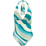 Triumph - Badpak - Lichtblauw - Zomer Mix & Match - Diepe V-hals - Haltermodel - Zonder Beugel