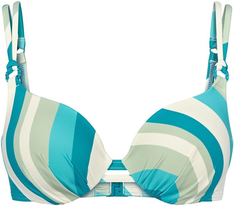 Triumph - Beugelbikinitop - Blue - Licht Combinatie - Gevoerd