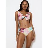 Bikinitop - Knoop - Recycled Polyamide - Diepe Uitsnijding