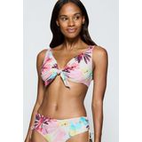 Bikinitop - Knoop - Recycled Polyamide - Diepe Uitsnijding