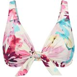 Bikinitop - Knoop - Recycled Polyamide - Diepe Uitsnijding