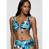 TRIUMPH - Bikini-BH Summer Fleur - Blauw - 77% Polyamide, 23% Elasthan
