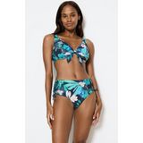 TRIUMPH - Bikini-BH Summer Fleur - Blauw - 77% Polyamide, 23% Elasthan