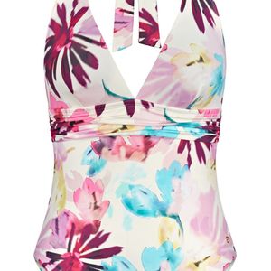 TRIUMPH - Summer Fleur - Badpak - Wit - Bloemenprint - 77% Polyamide, 23% Elasthan