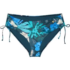 TRIUMPH - Bikinislip - Blauw - Bloemenprint - 77% Polyamide, 23% Elasthan
