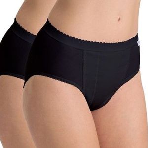 SLOGGI - Control Slip - Zwart - Katoen - Set van 2