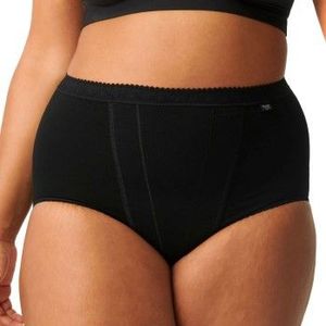 Sloggi - Control - Dames Maxi Slip - Zwart - 94% Katoen, 6% Elastaan - Verpakt per 2