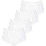 Sloggi - Control - Dames Maxi Slip - Zwart - 94% Katoen, 6% Elastaan - Verpakking van 2