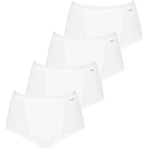 Sloggi - Control - Dames Maxi Slip - Zwart - 94% Katoen, 6% Elastaan - Verpakt per 2