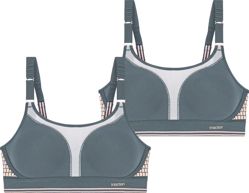 TriAction - Extreme Lite N Ex - Sportbeha - Grijs - Zonder Beugel - 95A