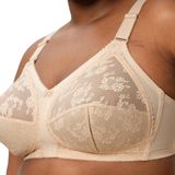 Bralette - Zwart - Elastisch Kant - Filigraan Bloemenpatroon