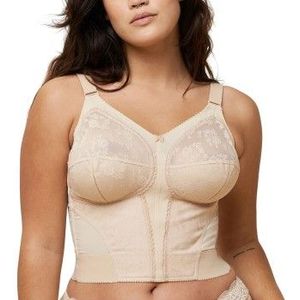 Triumph - Doreen - Longline BH - Huidskleur - Corrigerend - Brede Band