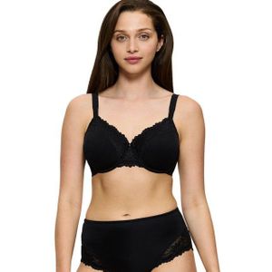 Triumph - Ladyform Soft W X - Minimizer BH - Zwart - 40% Polyamide 42% Polyester 18% Elastaan