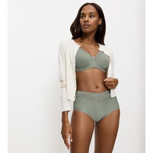 Effen Maxi-Slip - Middengrijs - Stretch Nylon - Normale Pasvorm