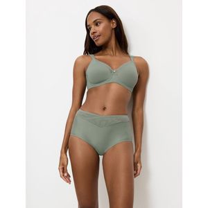Bralette - Grigio Medio - Jersey - Mesh - Naadloos Met Beugel