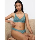 Amourette - Omsluitende BH - Blauw - Polyamide - Klassieke Beugels