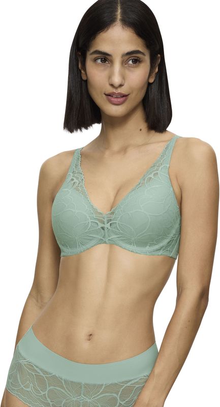 Triumph - Body Make-Up Illusion Lace - Bralette - Zwart - Gerecycled Materiaal