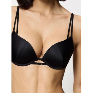 Bralette - Zwart - Mesh - Kant - Satijn - Met Beugel