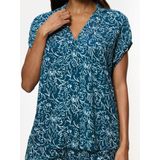 TRIUMPH - Pyjama Boyfriend - Blauw - Viscose - Bloemenprint