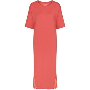 TRIUMPH - Timeless Sensuality - Nachthemd - Koraal - Lang/maxi - Halve Mouw