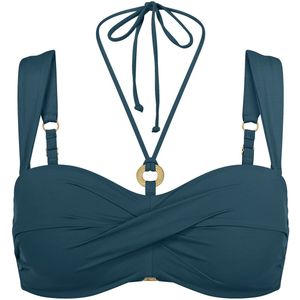 Triumph Summer Twist DP, bikinitop dames, blauw (Secret Lagoon), 44, Blue Secret Lagoon, 44 EU