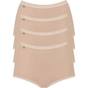 Sloggi Basic Maxi dames slip 4 Pack beige