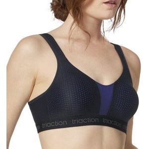 Triumph TOP-level Sportbh Triaction Energy Lite Zwart