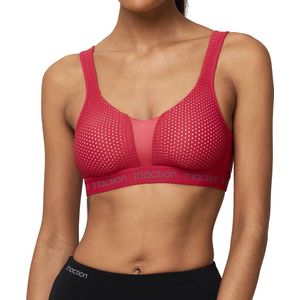 Meisjes T-shirt Linda effen cerise 158/164