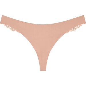 Triumph - Pretty Thong - Creme - Kanten String