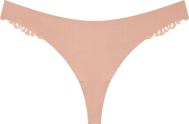 Triumph - Pretty Thong - Creme - Kanten String