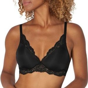 Triumph - Amourette Charm - Beugelloze Bh - Zwart - Kanten Accenten