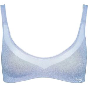 Sloggi - OXYGENE Infinite - Soft Bra - Lichtblauw - Beugelloos, Ademend, 28 Gram