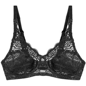 BH zonder beugels Amourette 300 TRIUMPH. Polyamide materiaal. Maten 90B FR - 75B EU. Zwart kleur
