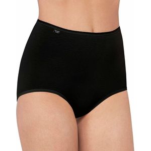 Sloggi dames maxi taille slip Natural katoen Hoge Katoenen dames ondergoed onderbroek Zwart