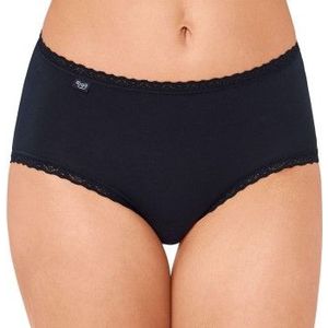 Sloggi Sloggi 24/7 Cotlac Midi Damesslip, Zwart (Zwart 04)
