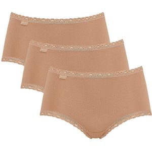 Sloggi - 24/7 Lace - Slip - Zwart - Katoen - 3-Pack